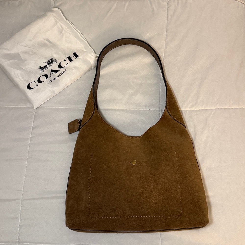 Coach Brooklyn 28 in suede. - Picture 2 of 2